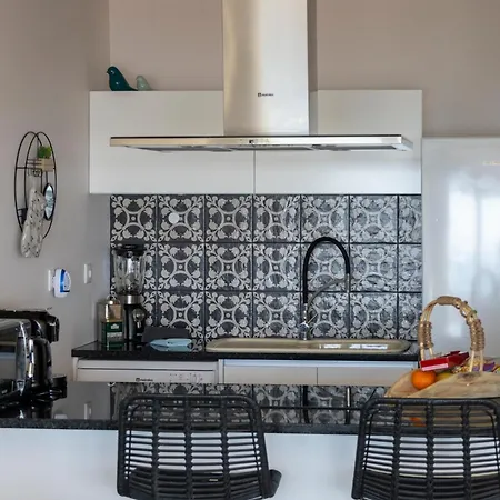 Blue House In With Sea View Appartement