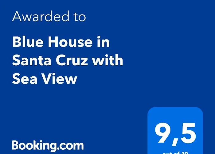 Blue House In With Sea View